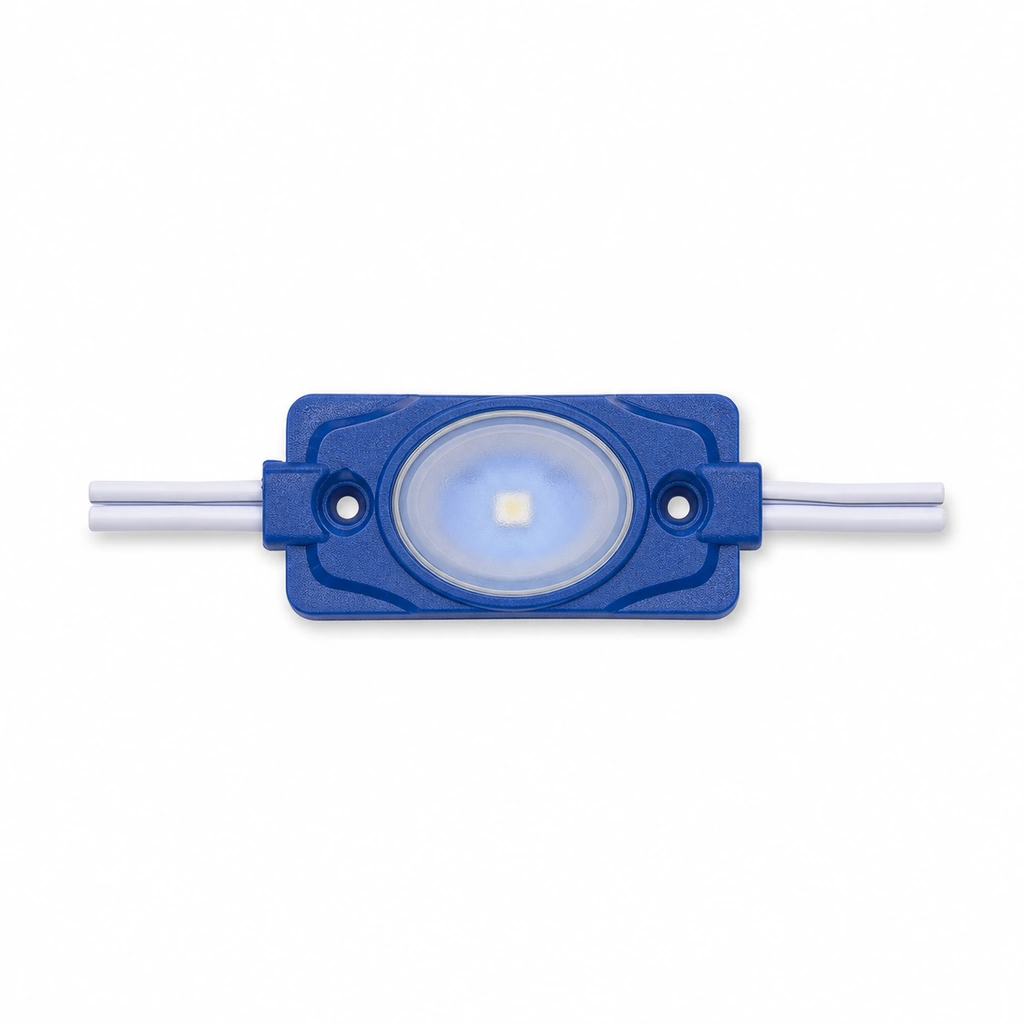 1.5W Mavi Lensli LED Modül - 12V