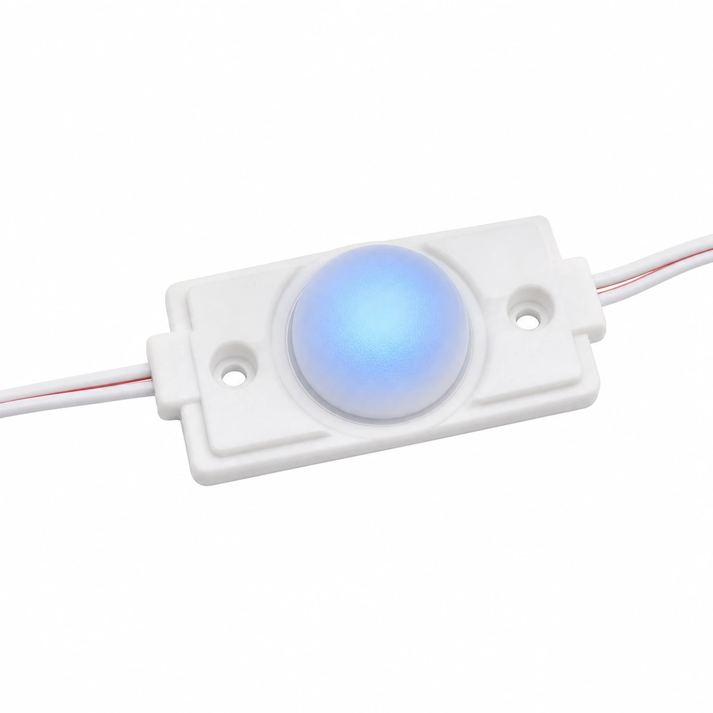 1.5W Mavi Lensli LED Modül - 24V