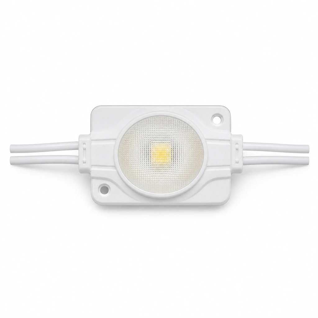 1.5W Lensli Beyaz LED Modül - 12V 3030 SMD