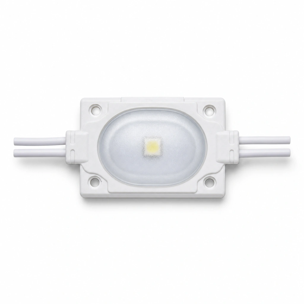 1.5W Lensli Beyaz LED Modül - 12V 3030 SMD