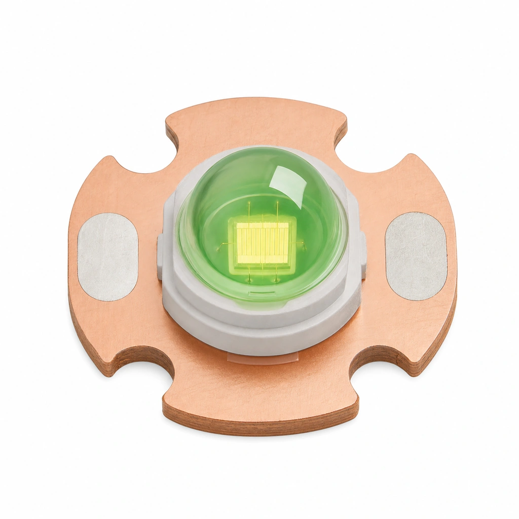 UP 1W Yeşil Power LED - 350mA 520-525nm
