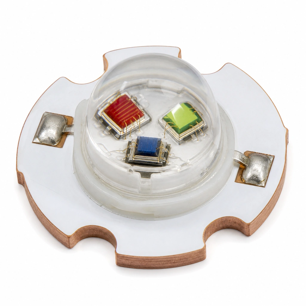 UP 1W RGB Power LED - 350mA Bakır Tabanlı