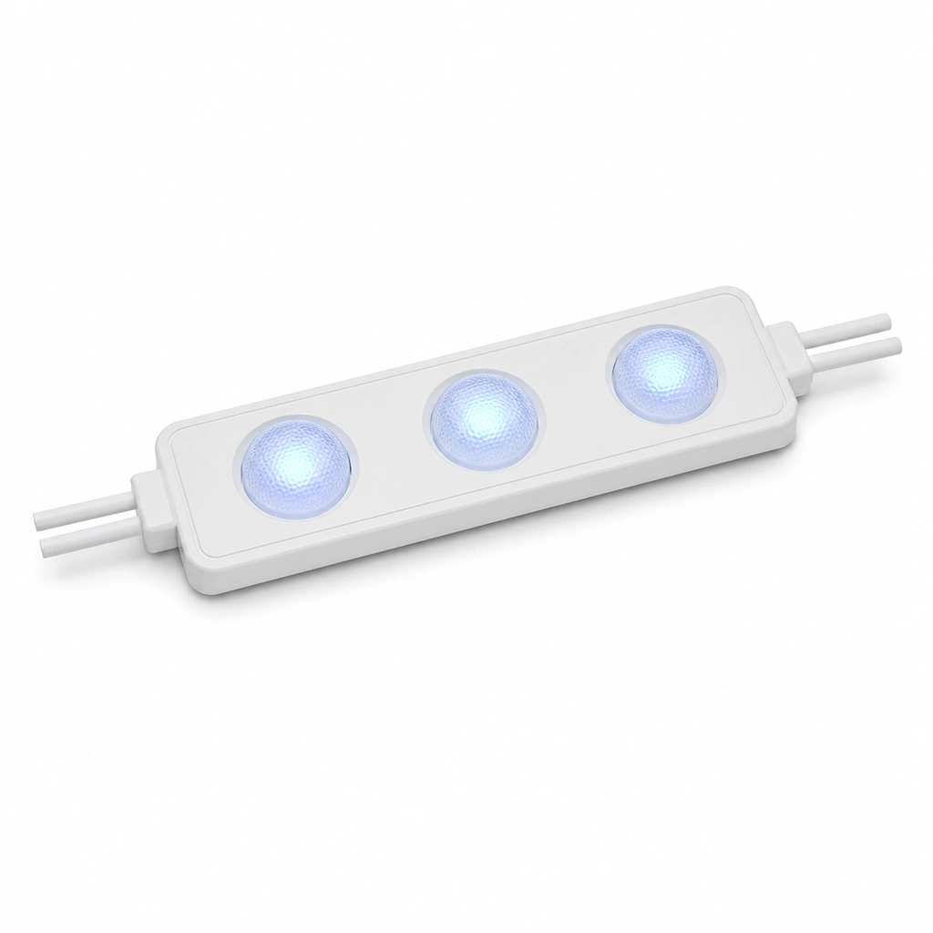 UP 2835 0.6W 12V DC Mavi Flash LED Modül (65x25mm)