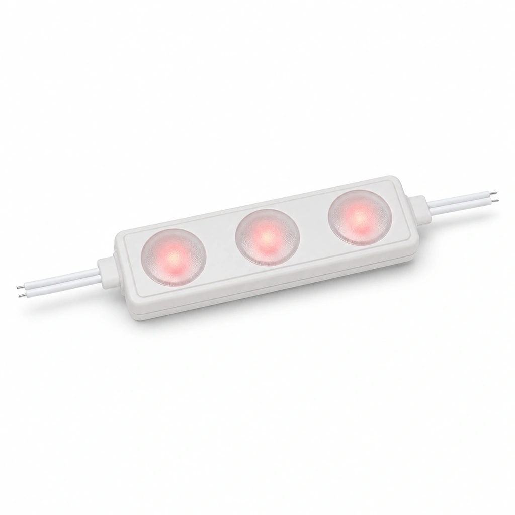 UP 2835 0.6W Kırmızı Flash LED Modül 12V DC (65x25mm)