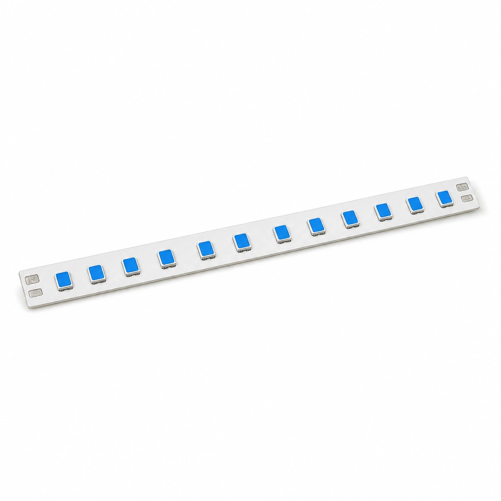 2835 Mavi Şerit LED - 180 LED/m - 12V DC - 8mm - IP20