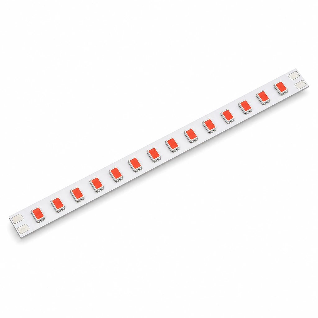 2835 Kırmızı Şerit LED 12V 180 LED/m IP20 8mm