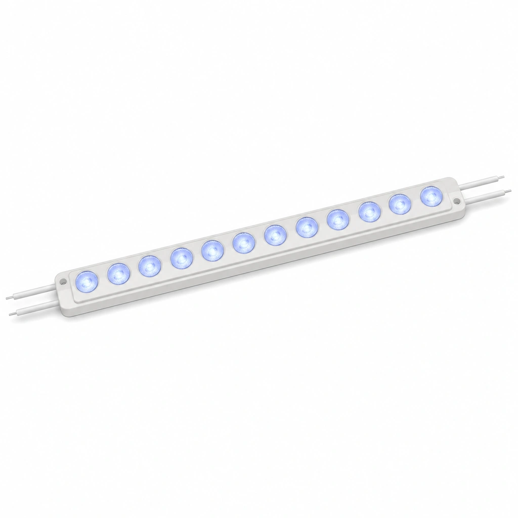 ZHAO 2835 Serisi 2.4W 12V DC Mavi LED Modül (181x25mm)