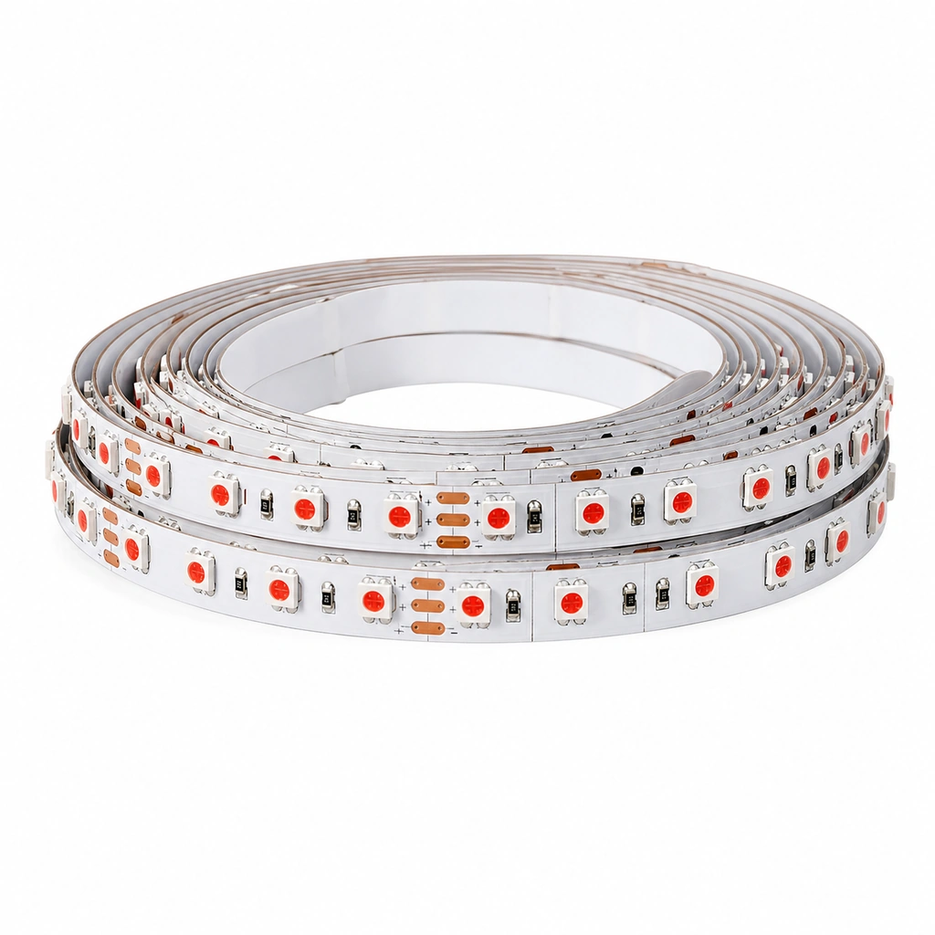 2835 Kırmızı Şerit LED - 60 LED/m - 5V DC - IP20