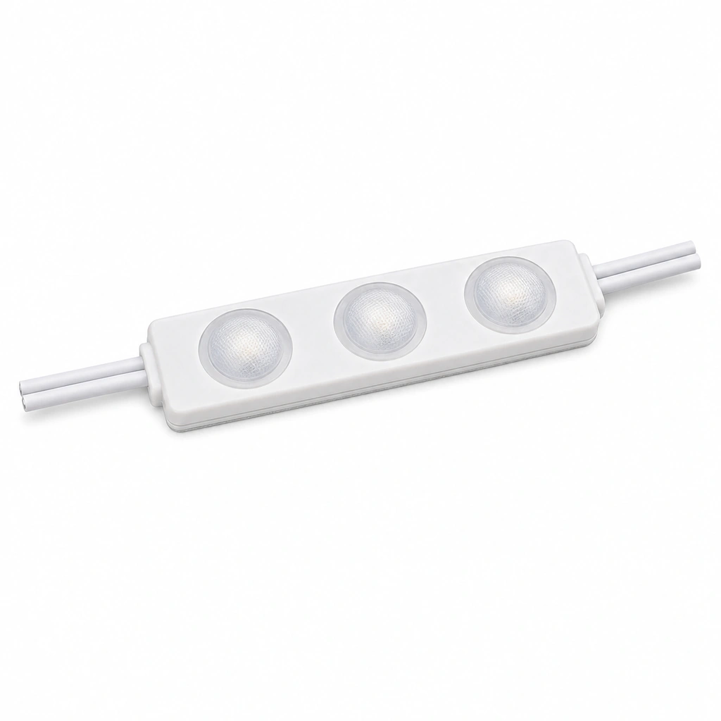 2835 Trio Üçlü Beyaz LED Modül - Lensli
