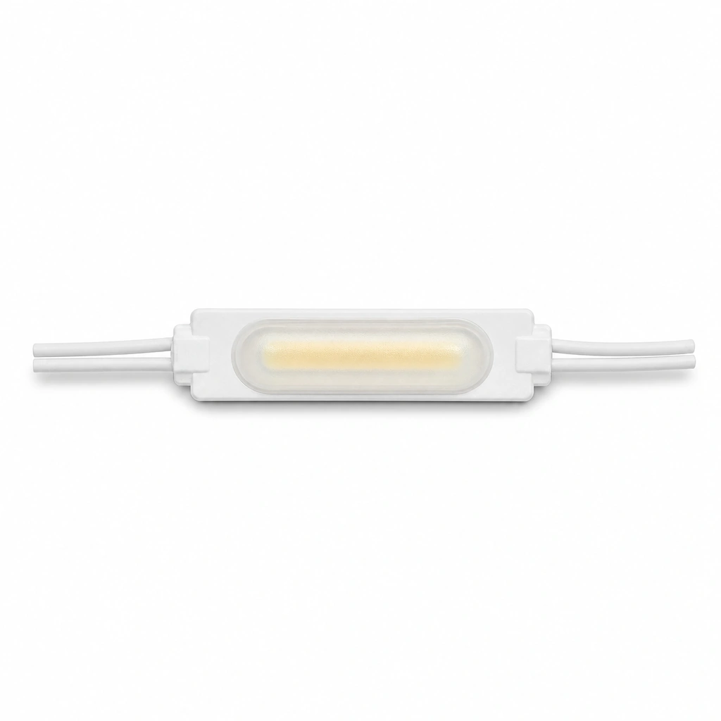 2W COB Lensli LED Modül - 12V Gün Işığı (70x18mm)