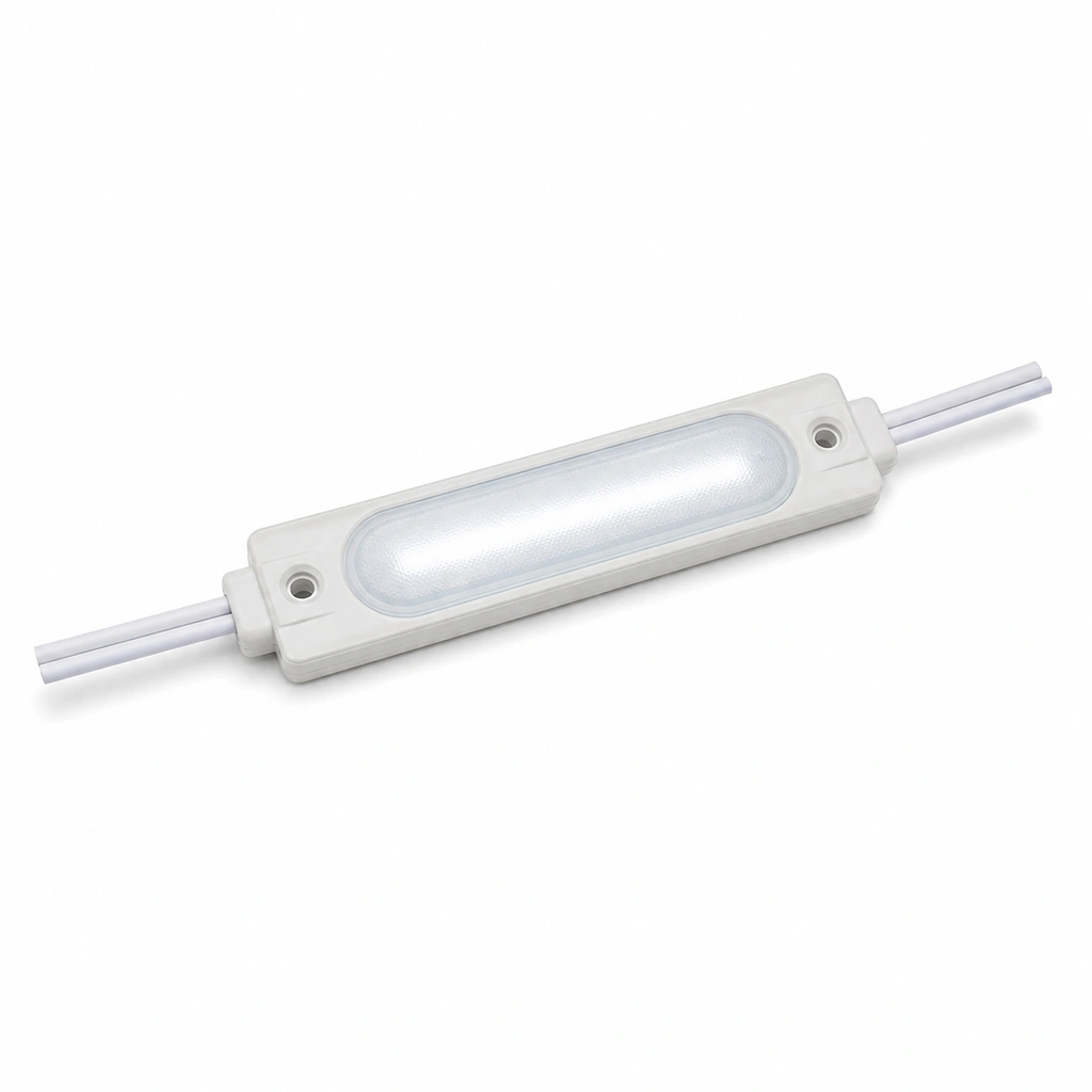 2W COB LED Modül - Lensli 70x18mm 12V Beyaz (CW)