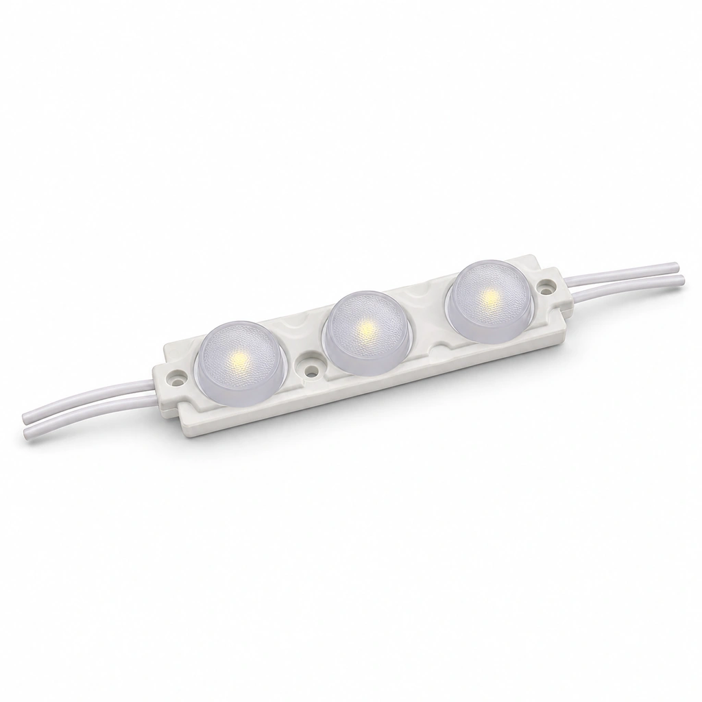 3030 3W Mor LED Modül - 3 Lensli 12V