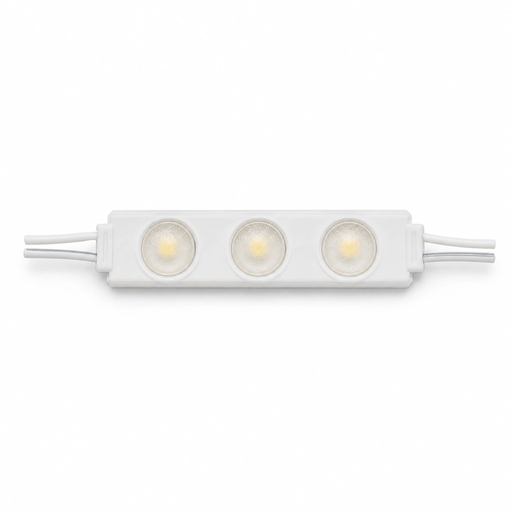 3030 3W Modül LED - 3 Lensli Gün Işığı Beyaz 12V
