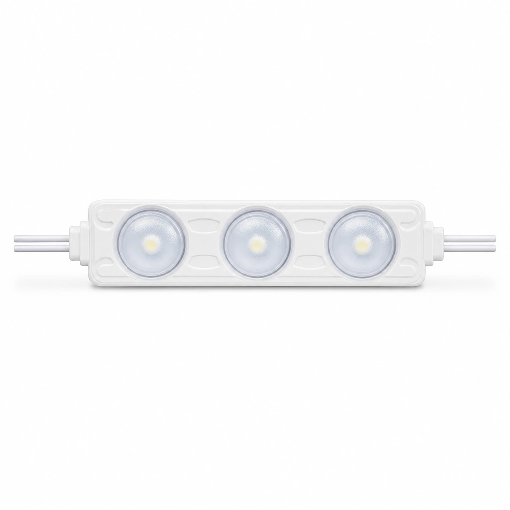 3030-3 Beyaz LED Modül - 3 Lensli 24V