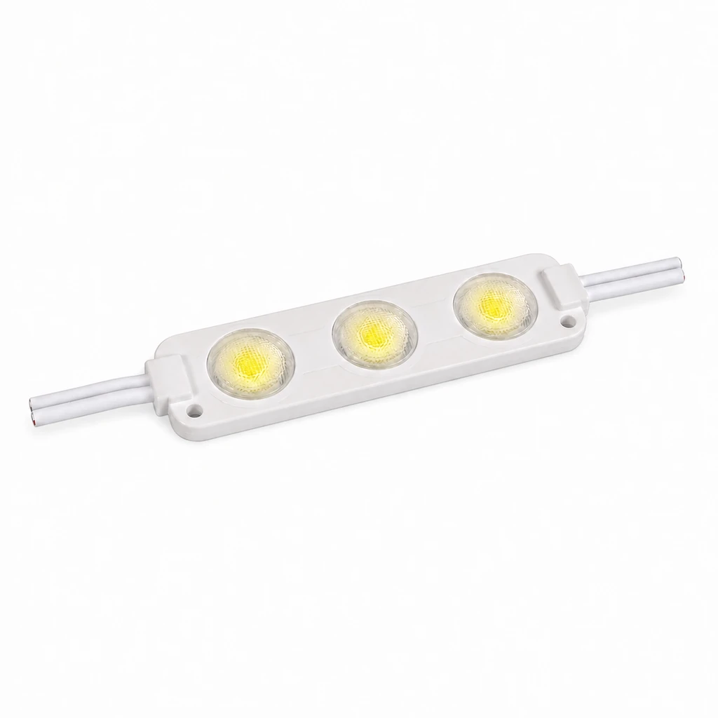 3030-3 W Sarı LED Modül - 3 Lensli 24V