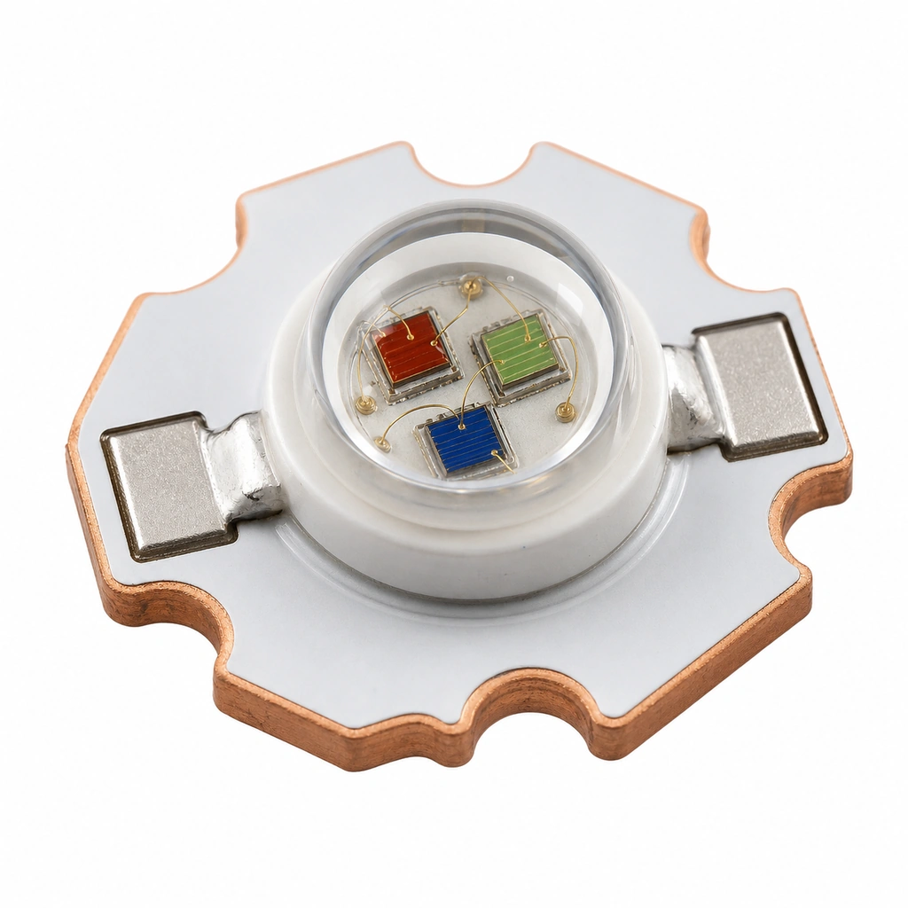 UP 3W RGB Power LED - DIP Copper Kılıf