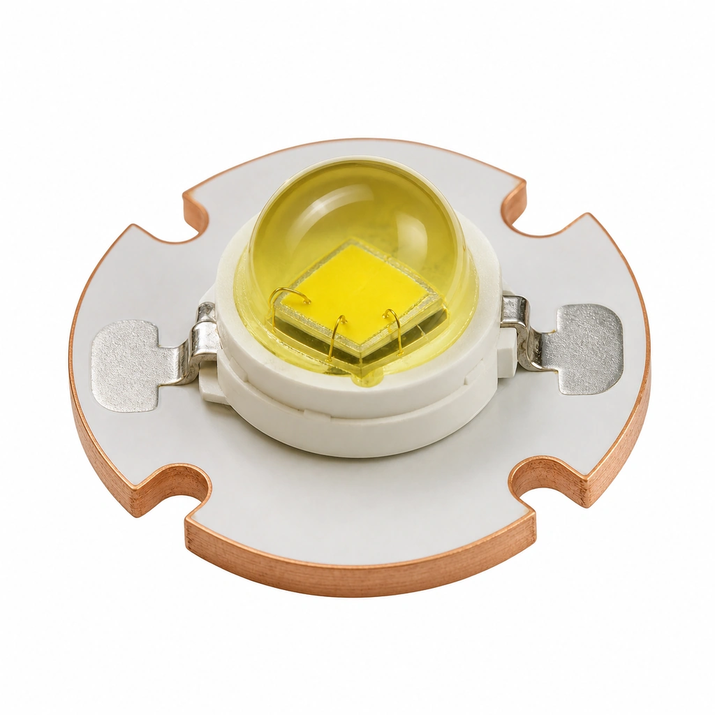 UP 3W Sarı Power LED - 700mA 580-590nm
