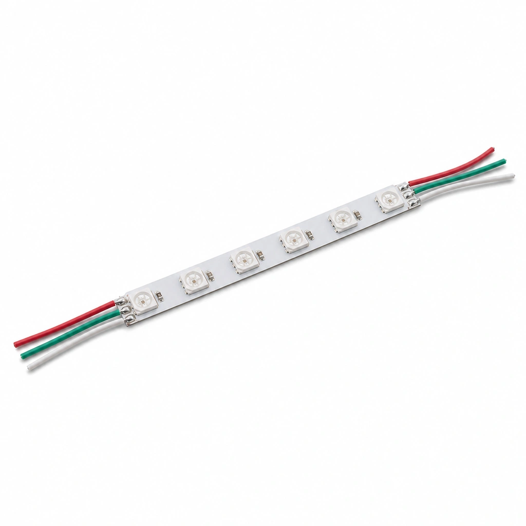 WS2812B Adreslenebilir Pixel LED Şerit 5050 60 LED/m 5V DC IP20