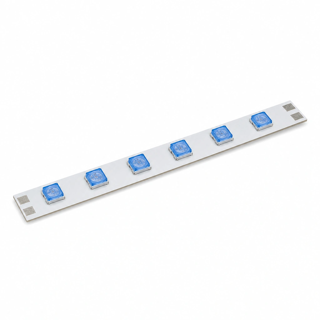 5050 Şerit LED Mavi 24V Double PCB IP20