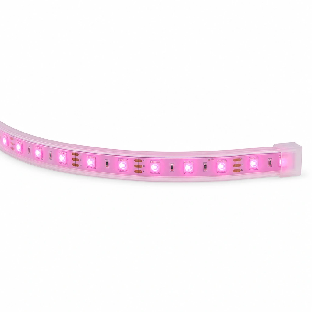 5050 Şerit LED Pembe 12V IP65