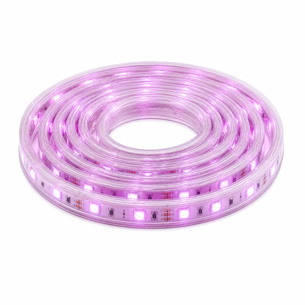 5050 Şerit LED Pembe-Mor 24V IP65