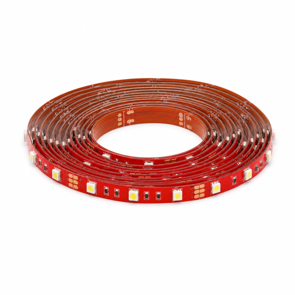 5050 Şerit LED - Kırmızı 12V IP20