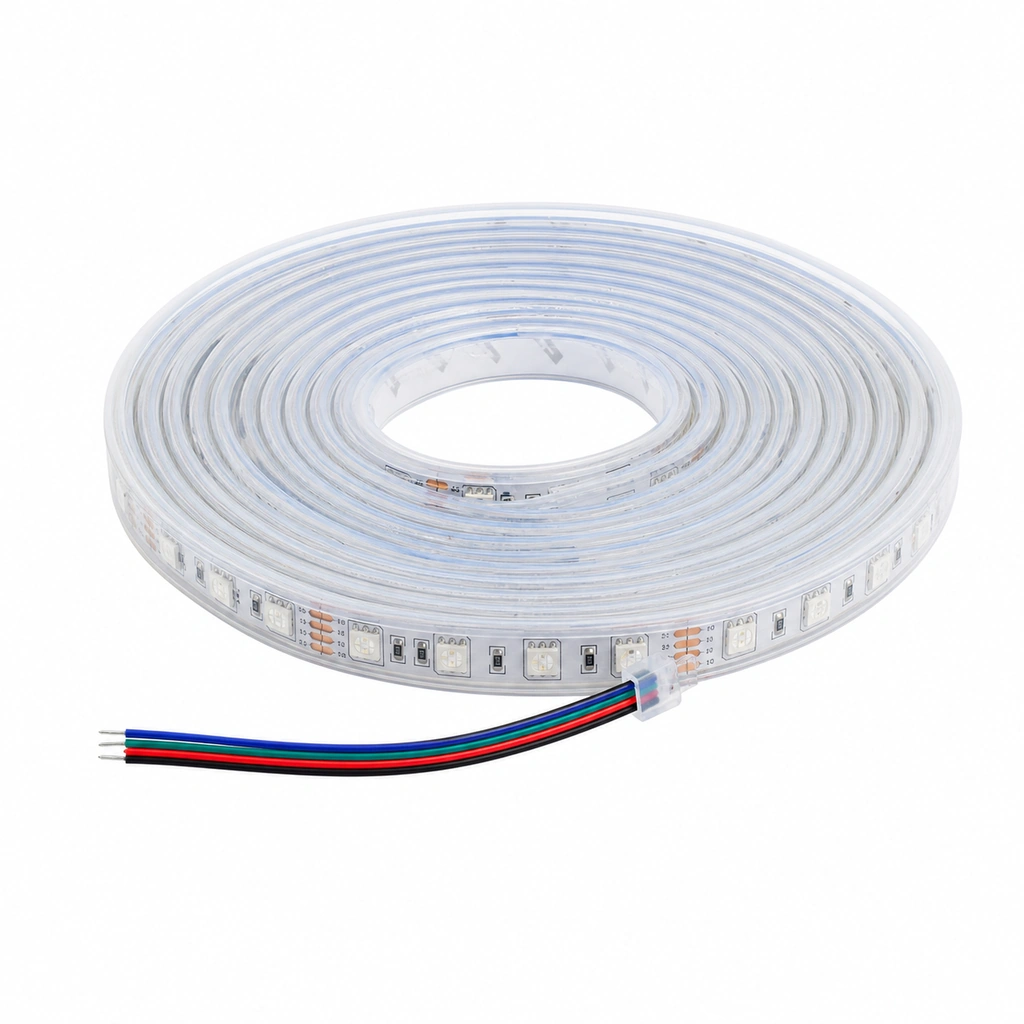 5050 RGB Şerit LED - 12V IP65 Su Geçirmez