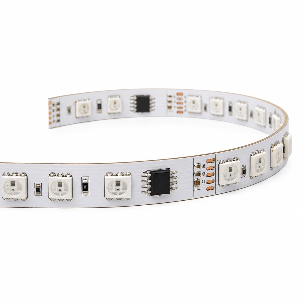 WS2811 RGB Magic Adreslenebilir Şerit LED 5050 - 12V 60 LED/m