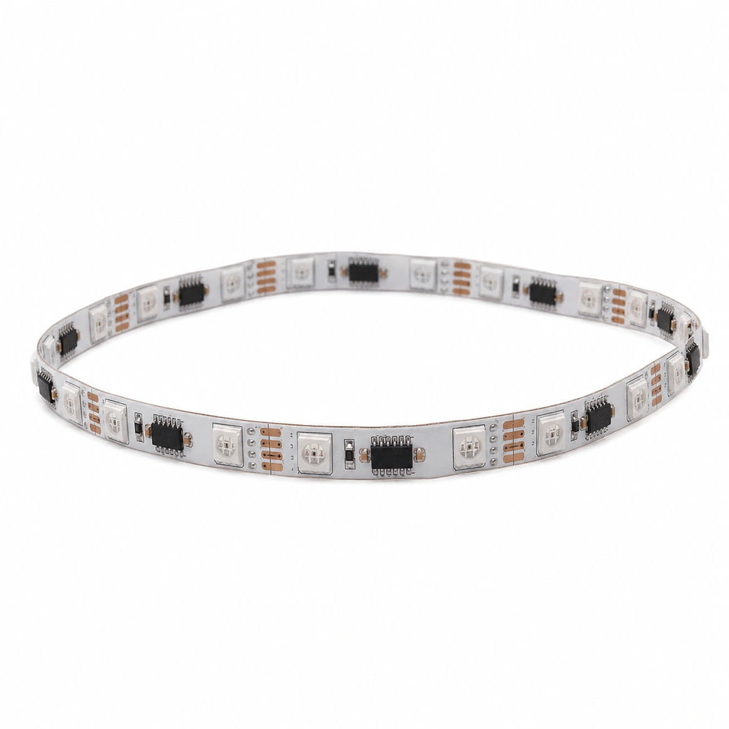 5050 RGB Magic Adreslenebilir Şerit LED - 12V 60 LED/m