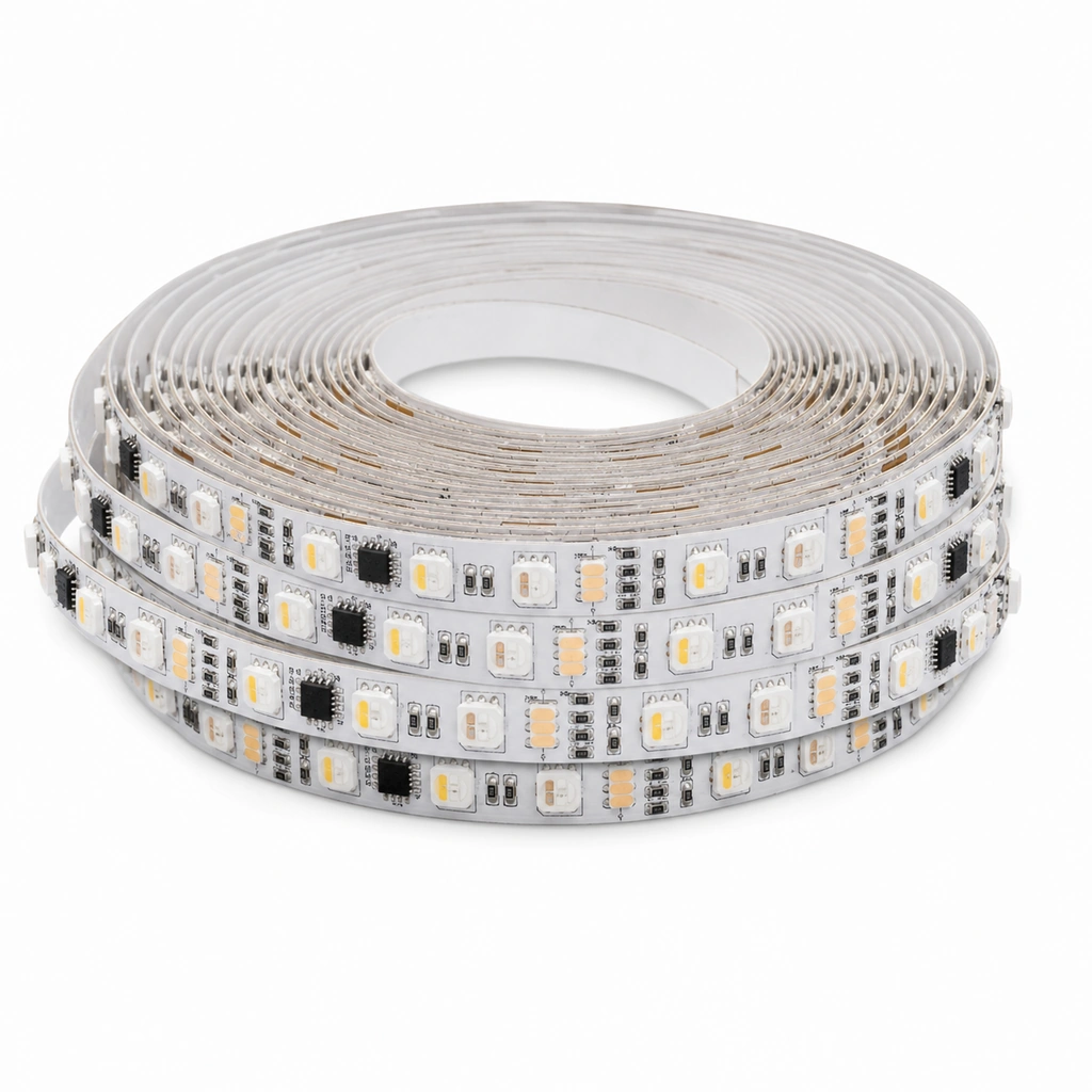 5050 RGB+WW Magic Şerit LED - WS2811 Adreslenebilir 12V 60 LED/m