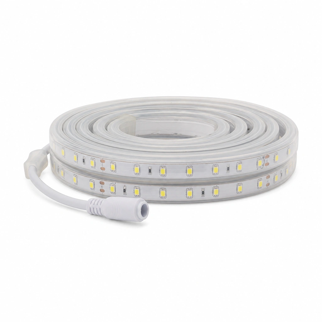 5050 Şerit LED Beyaz 12V IP65 60 LED/m