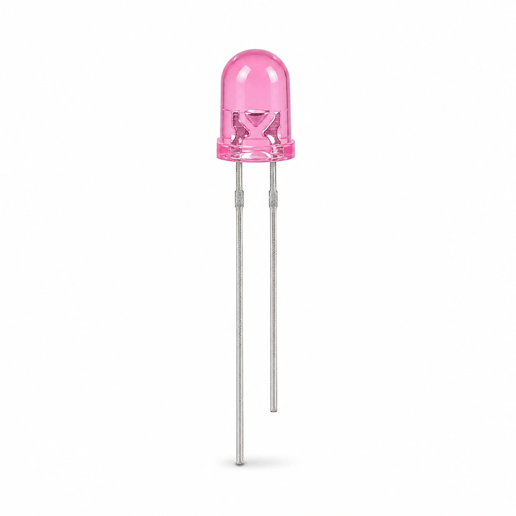 5mm Yuvarlak Pembe LED