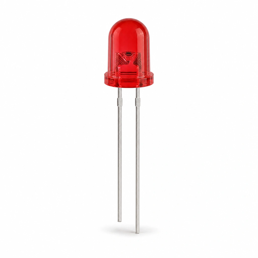 CF 5mm Round Kırmızı LED 620-625nm 3000-4000mcd