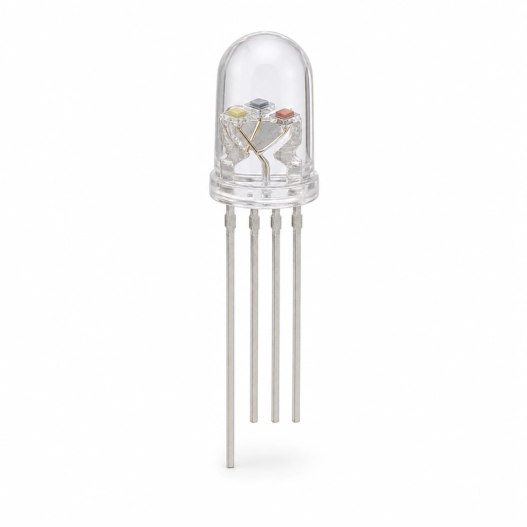 5mm Yuvarlak RGB LED - Ortak Anot