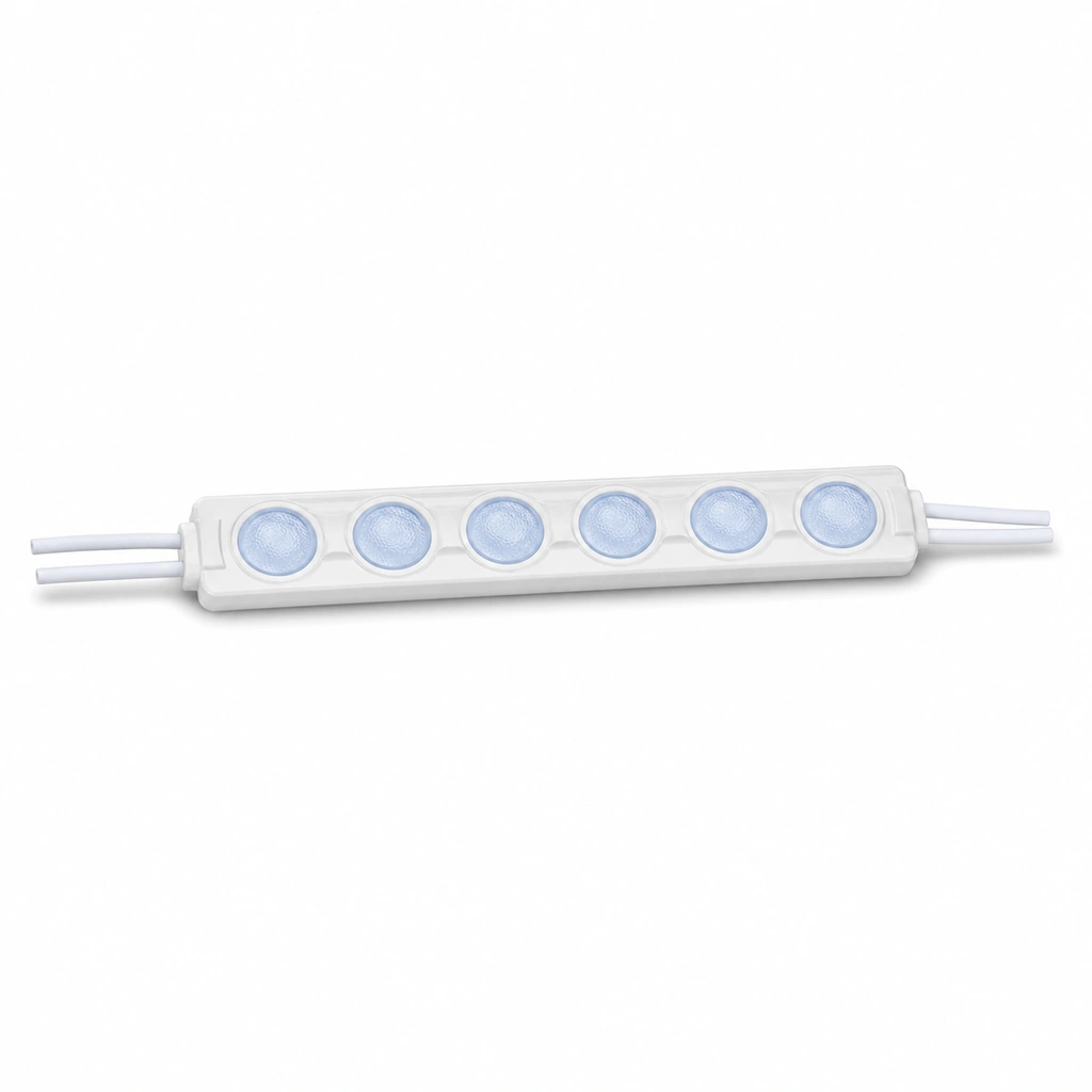 6W 3030 SMD Mavi LED Modül - 6 Lensli 12V