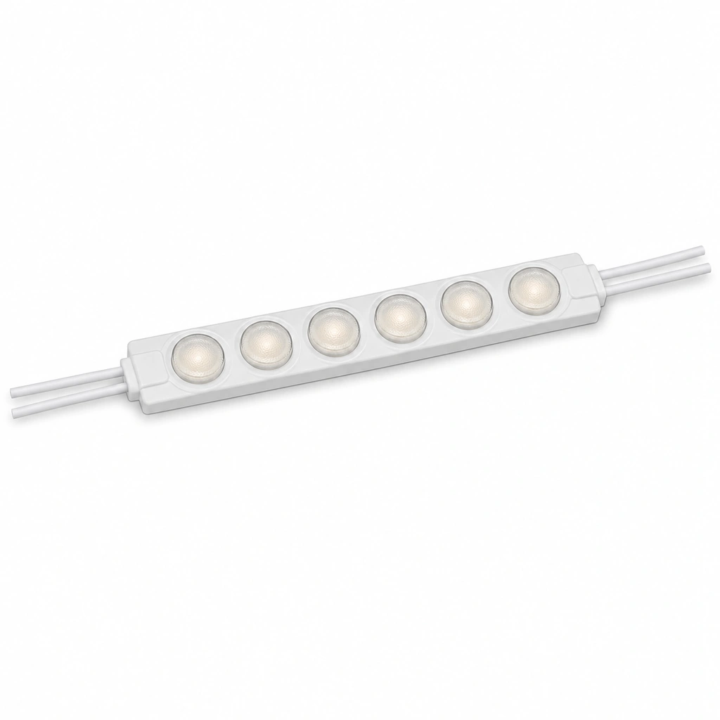 6W 3030 SMD LED Modül - 6 Lens Gün Işığı 12V