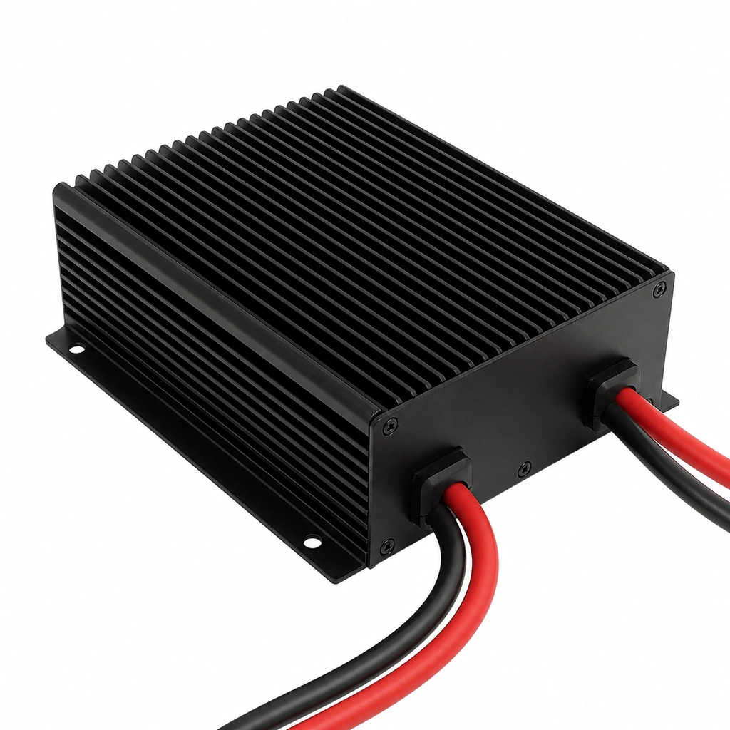 24VDC giriş 12VDC 30A DC-DC Gerilim Dönüştürücü