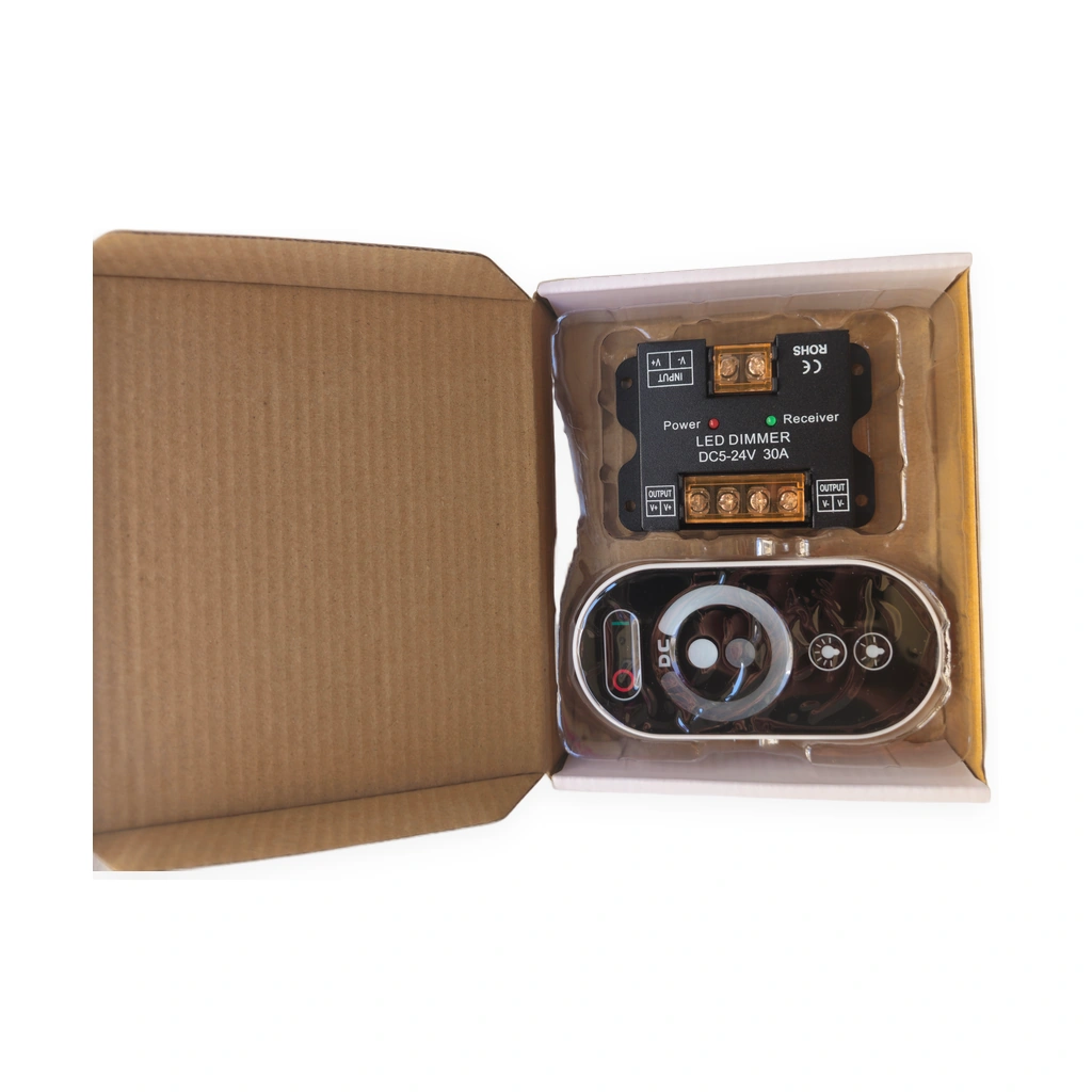 Dokunmatik Kumandalı Tek Renk LED Dimmer Seti 5-24V 30A