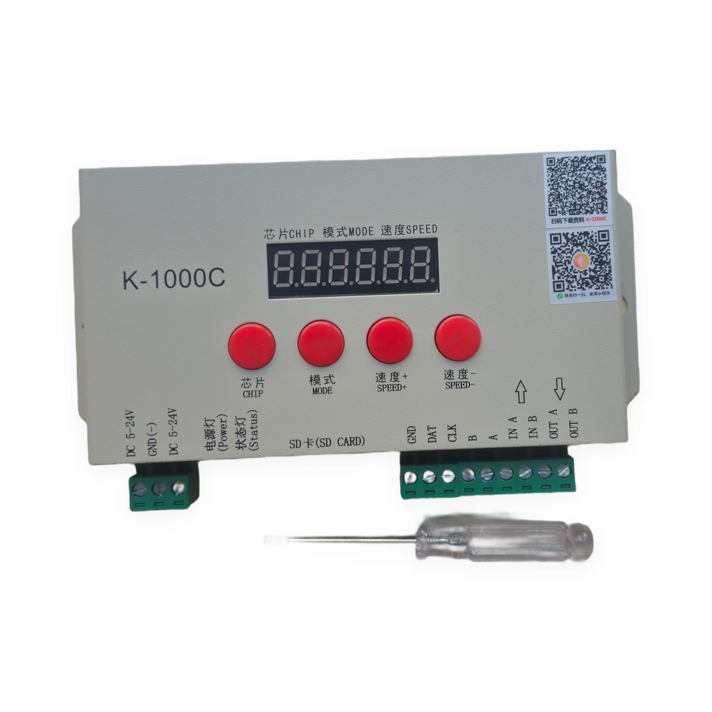 K-1000C SD Kartlı Pixel LED Kontrolcü 5-24V