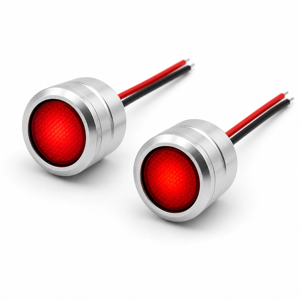 12V 23mm Kırmızı Kartal Göz LED Araç Aydınlatma Modülü