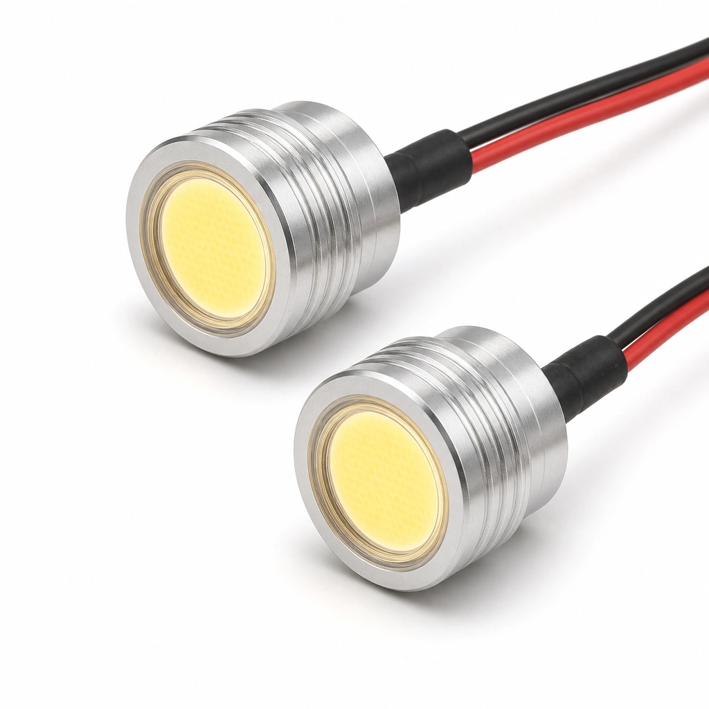 23mm Gün Işığı LED Araç Aydınlatma Modülü - 12V (2'li Set)