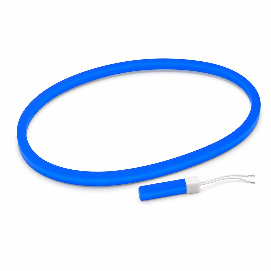 Neon LED Şerit Mavi 12V DC 5 Metre