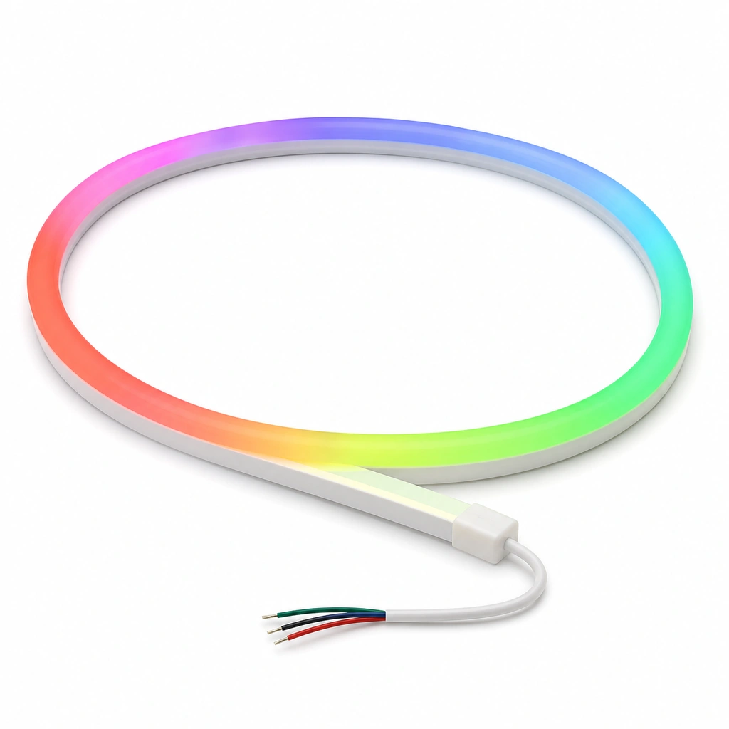 RGB Neon LED Şerit 12V DC - 5 Metre