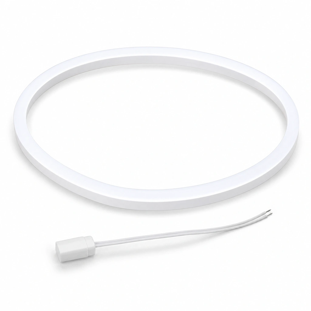 Neon LED Şerit Beyaz 12V DC 6500K - 1 Metre