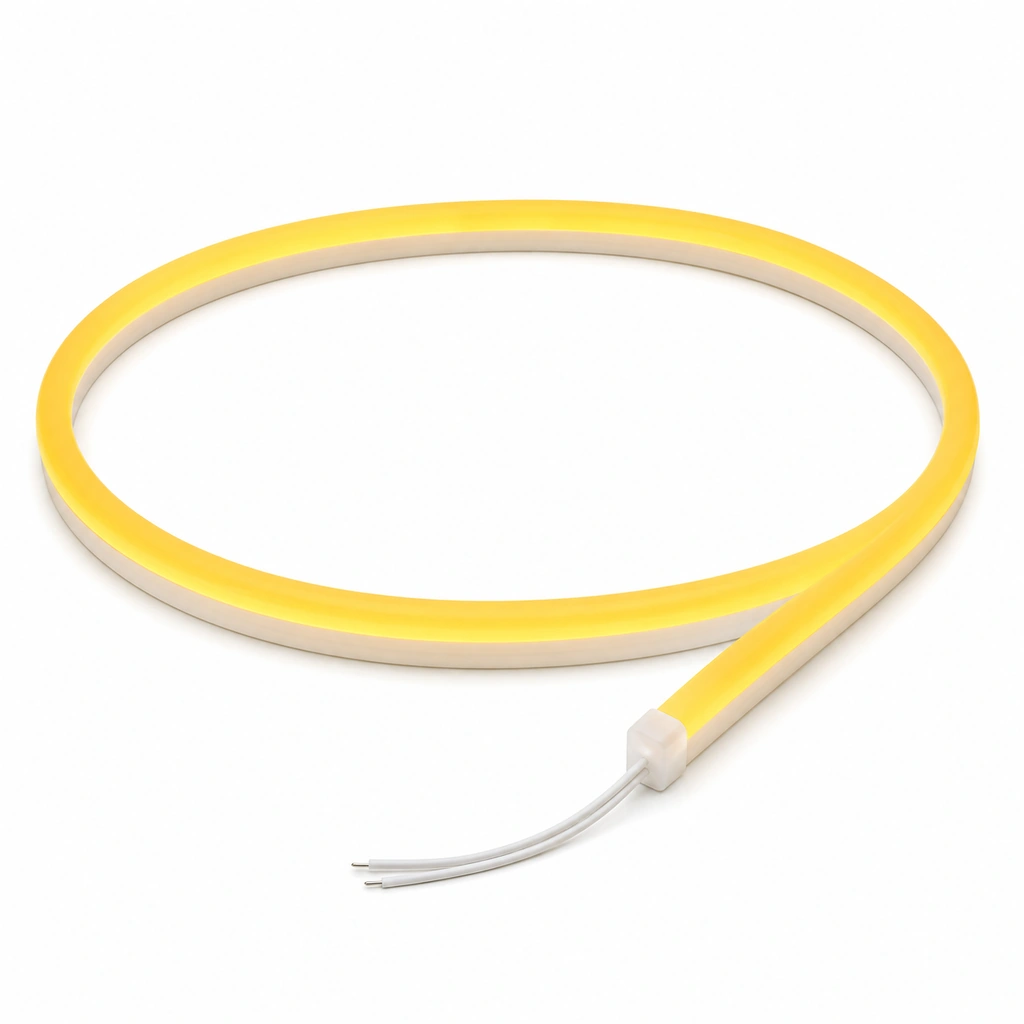 Neon LED Şerit 24VDC Altın Sarı (5 Metre)