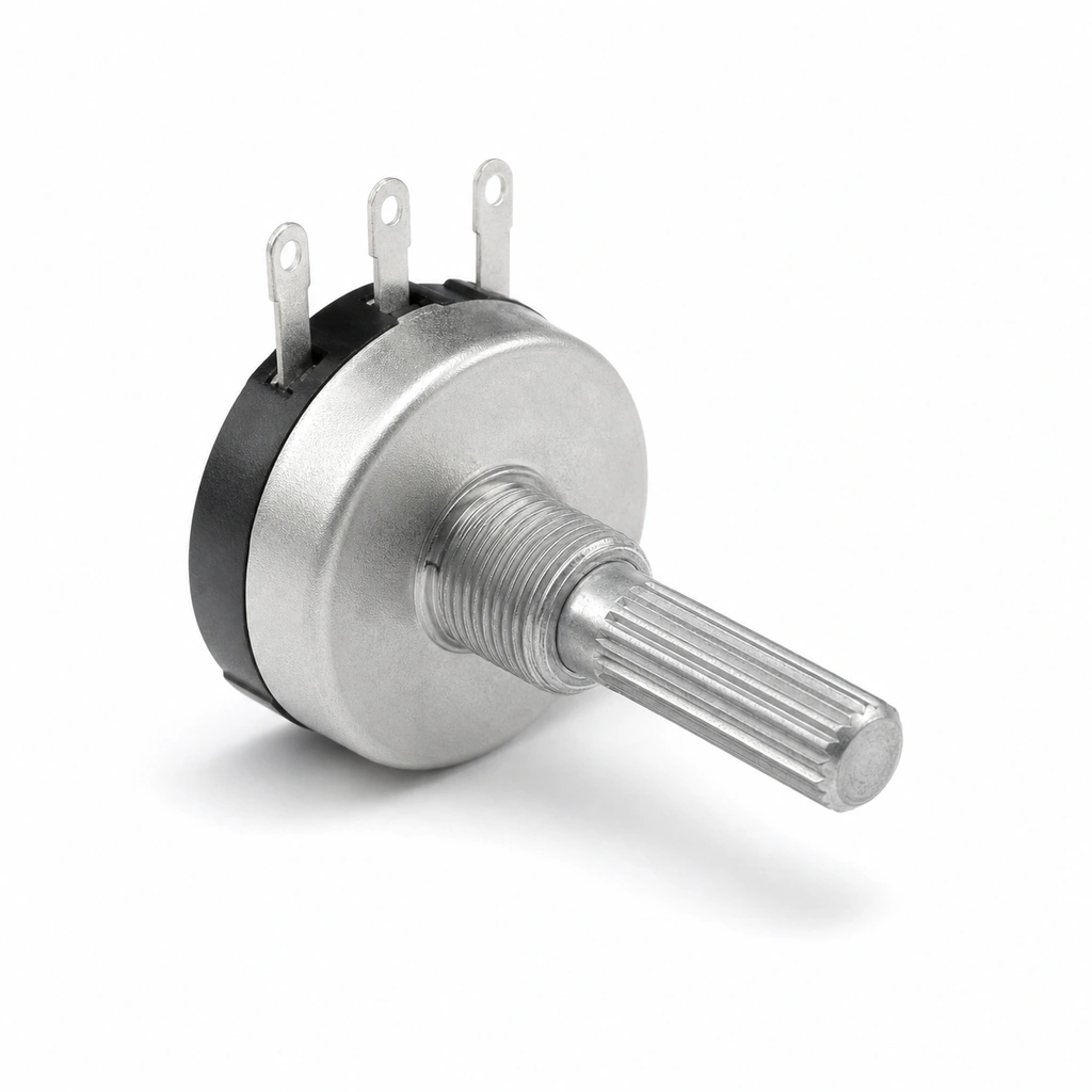 WH148 Serisi Metal Mono Potansiyometre - 500K Ohm