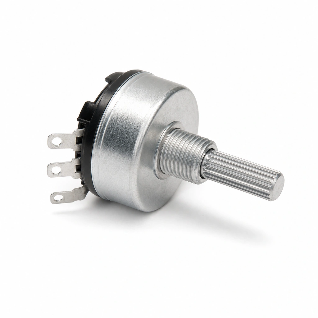 WH148 Serisi Metal Mono Potansiyometre - 100K Ohm