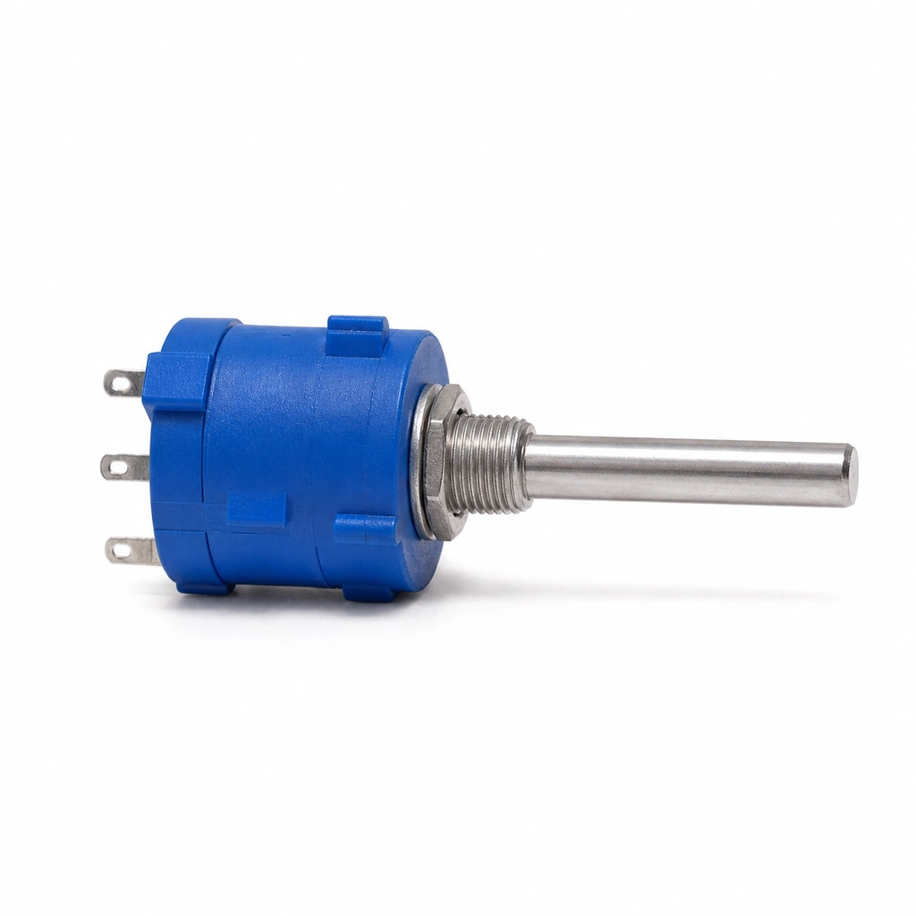 POT-WH0162-BLUE-CASE-3 Potansiyometre 10K 50mm Mil