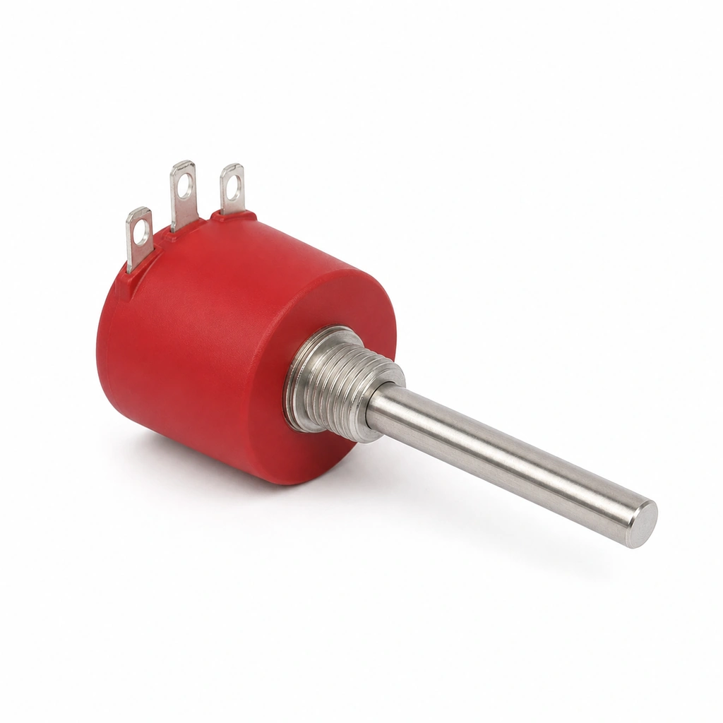 WX118 5K Ohm Potansiyometre - Kırmızı Gövde