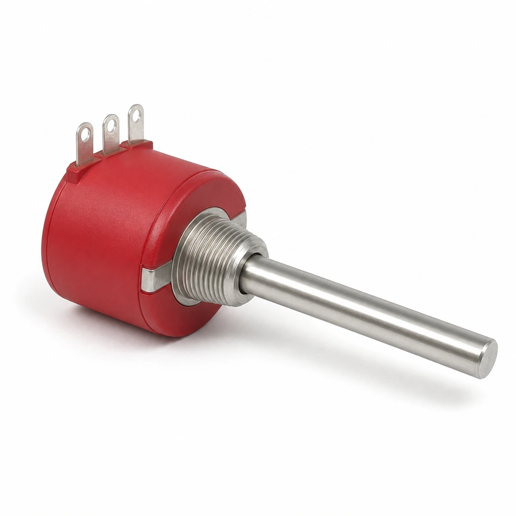 WX118 10K Ohm Potansiyometre - Kırmızı Gövde